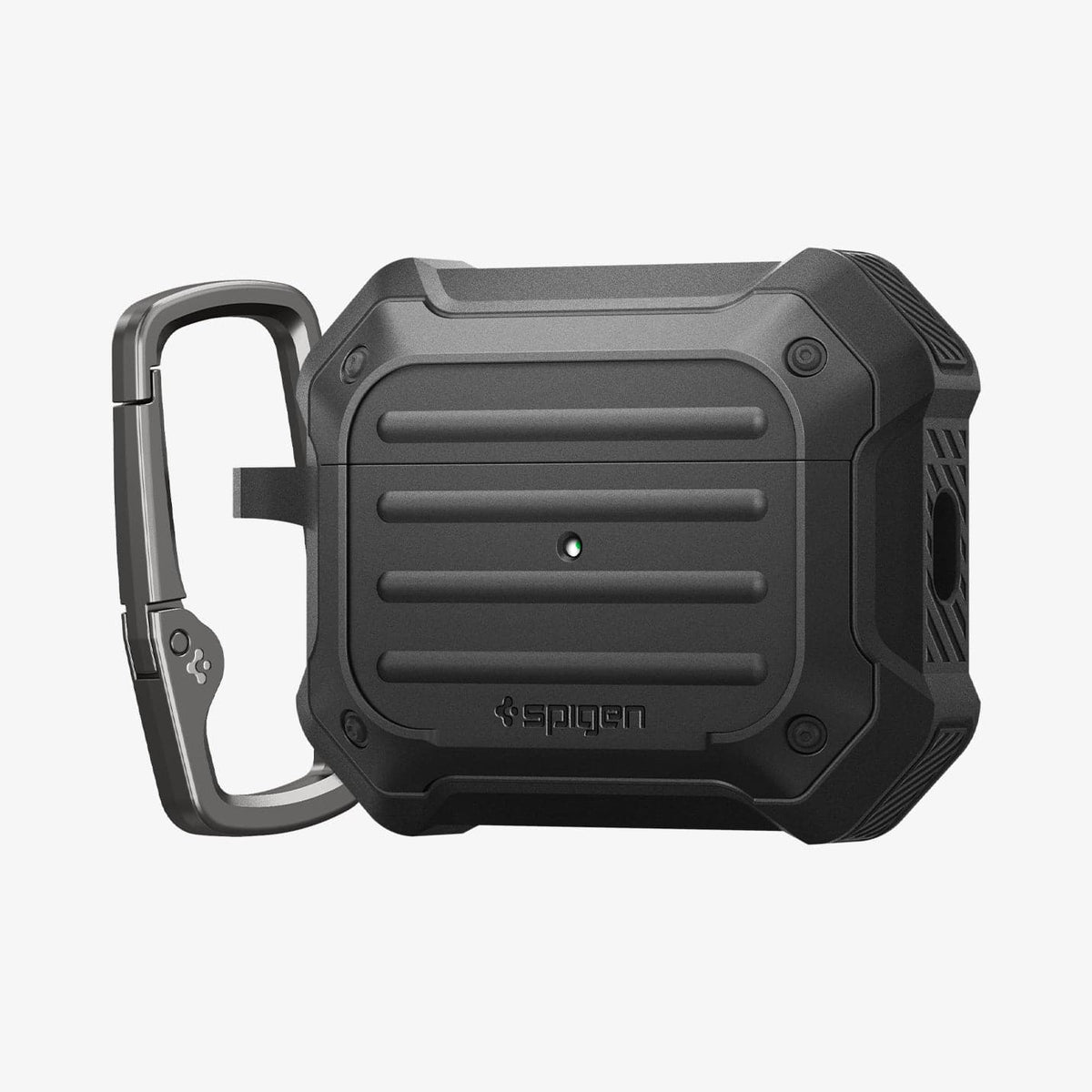Spigen Tough Armor Designed for Airpods Case Cover for Airpods 1 & 2 [Front  LED Visible] - Black