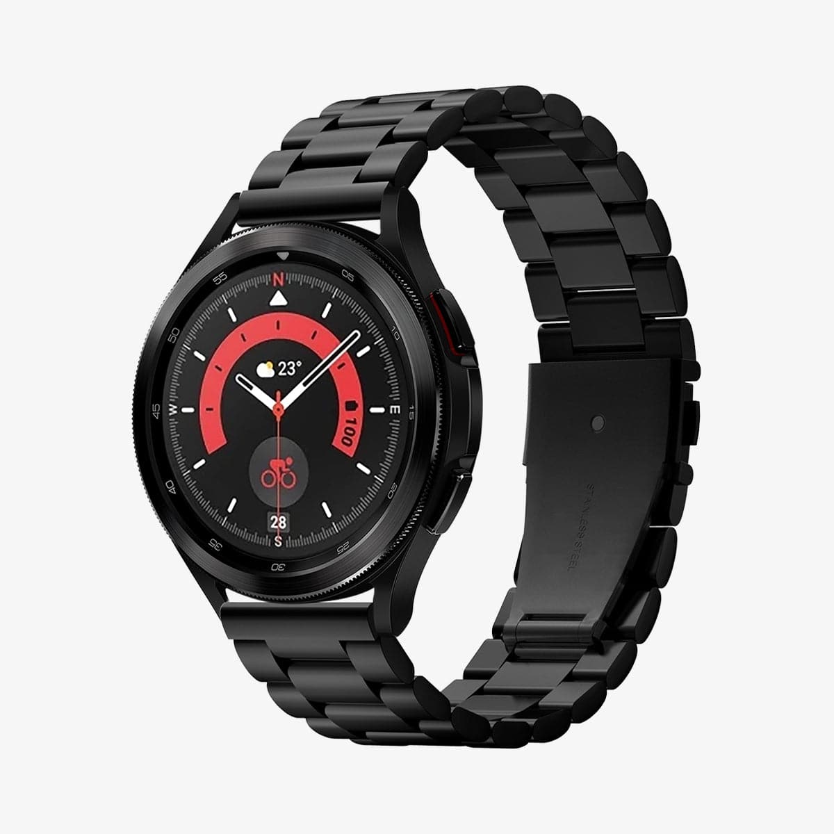 Samsung Galaxy Watch 4 band black SPIGEN Modern Fit 46mm (22mm)