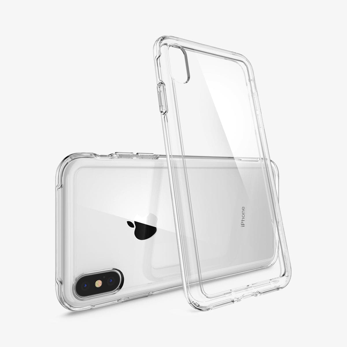 Spigen [Spigen] iPhone XS Case/iPhone X Case 5.8-inch Compatible Full Clear  Shock Resistant US Military MIL Standard Obtained Ultra Hybrid 057CS22127  (Crystal Clear) 