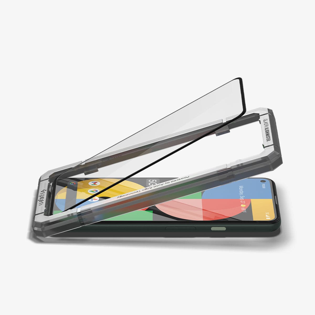  Spigen Tempered Glass Screen Protector GlasTR AlignMaster  Designed For Pixel 8 Pro Case Friendly