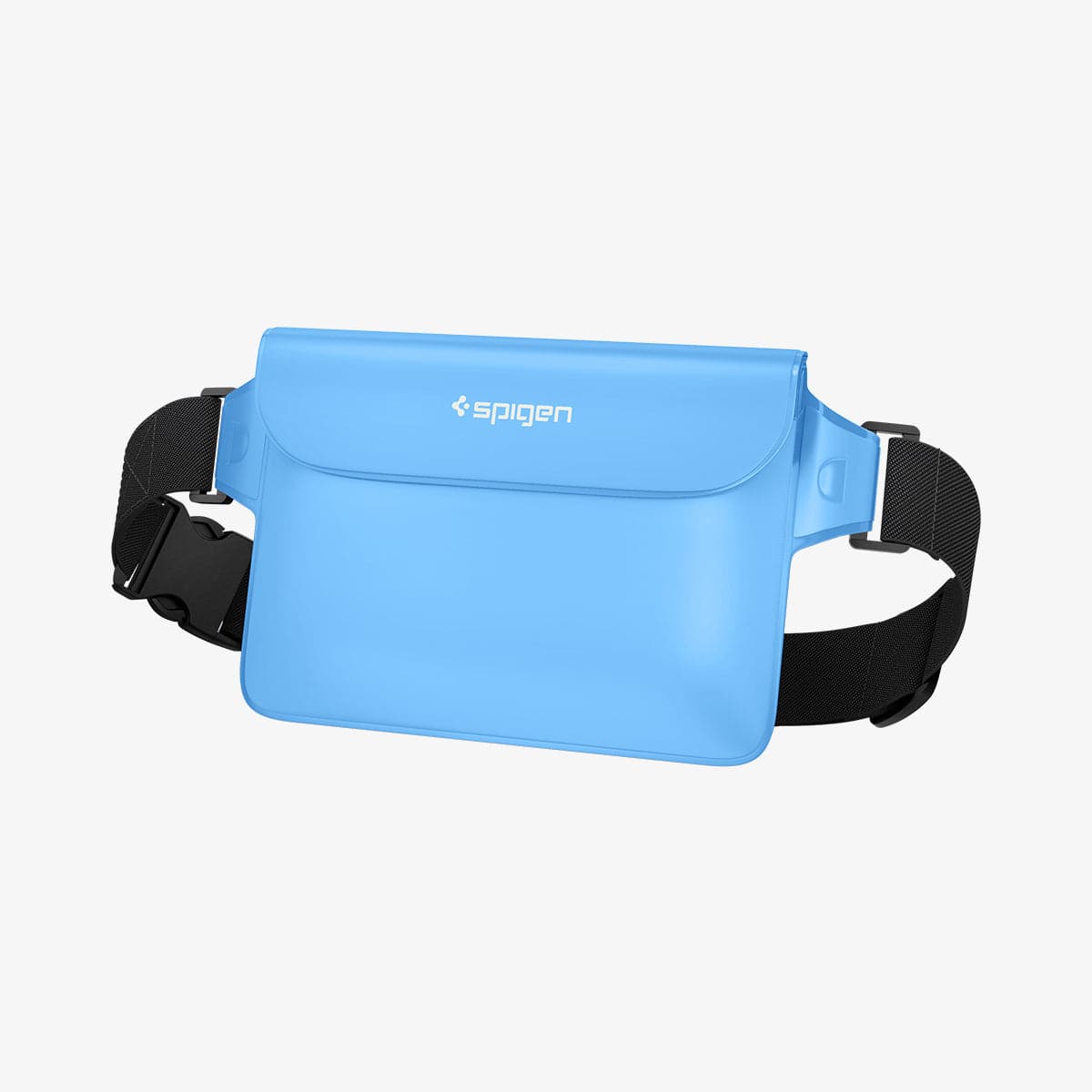 AMP06020 - AquaShield Waterproof Waist Bag (2 Pack) A620 in Sea Blue showing the front with partial side of the strap