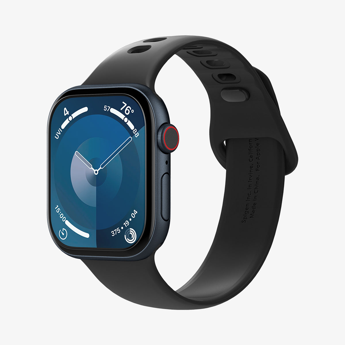 AFL08579 - Apple Watch 10 (46mm) EliteShield EZ Fit in Clear showing the front, partial side inner side and bottom