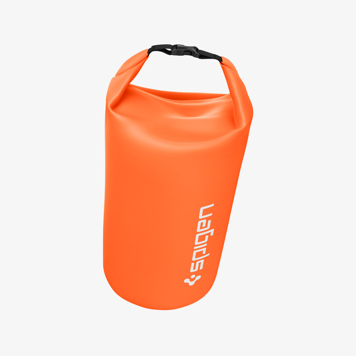 AMP07227 - AquaShield Waterproof Bag A631 in Sunset Orange showing the top and front with handheld strap