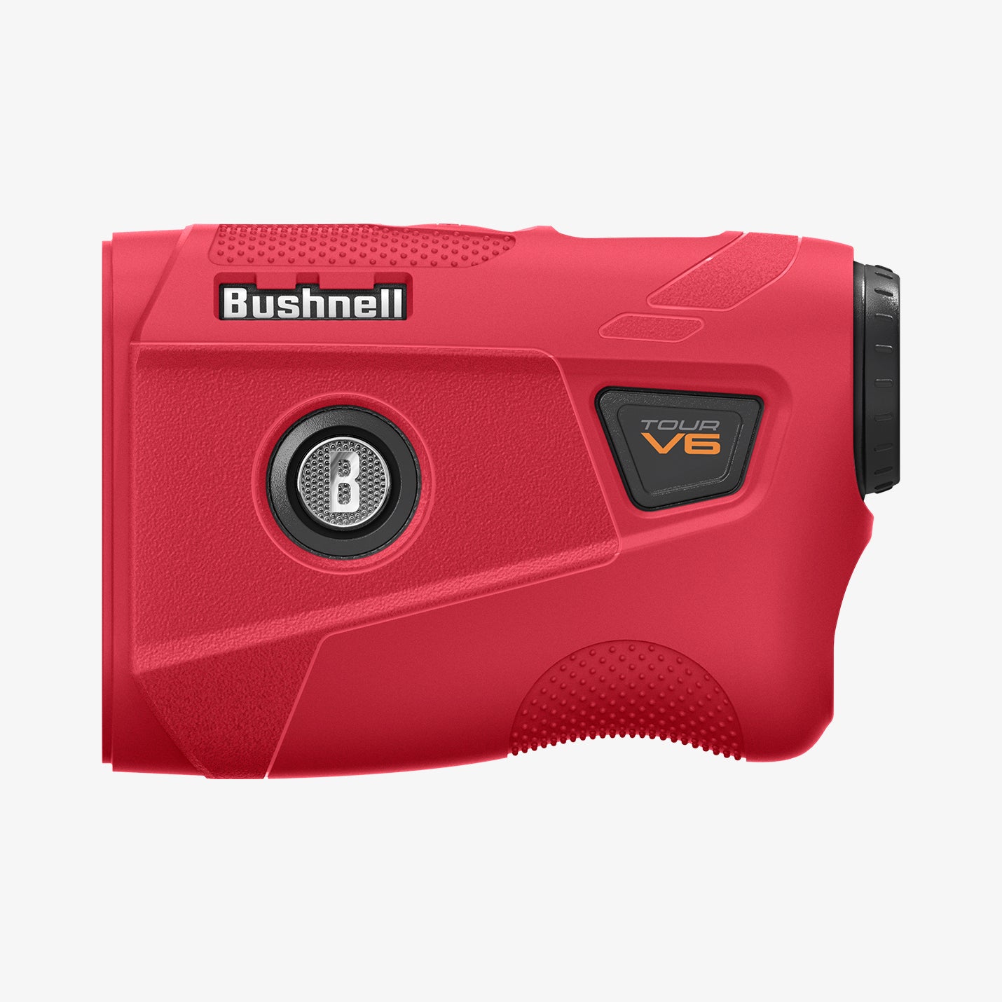 ACS07053 - Bushnell Tour V6 Rangefinder Case in red showing the side