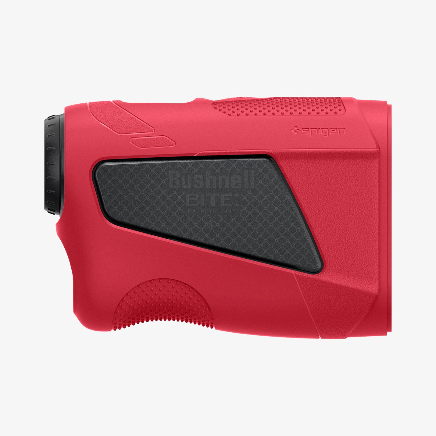 ACS07053 - Bushnell Tour V6 Rangefinder Case in red showing the side