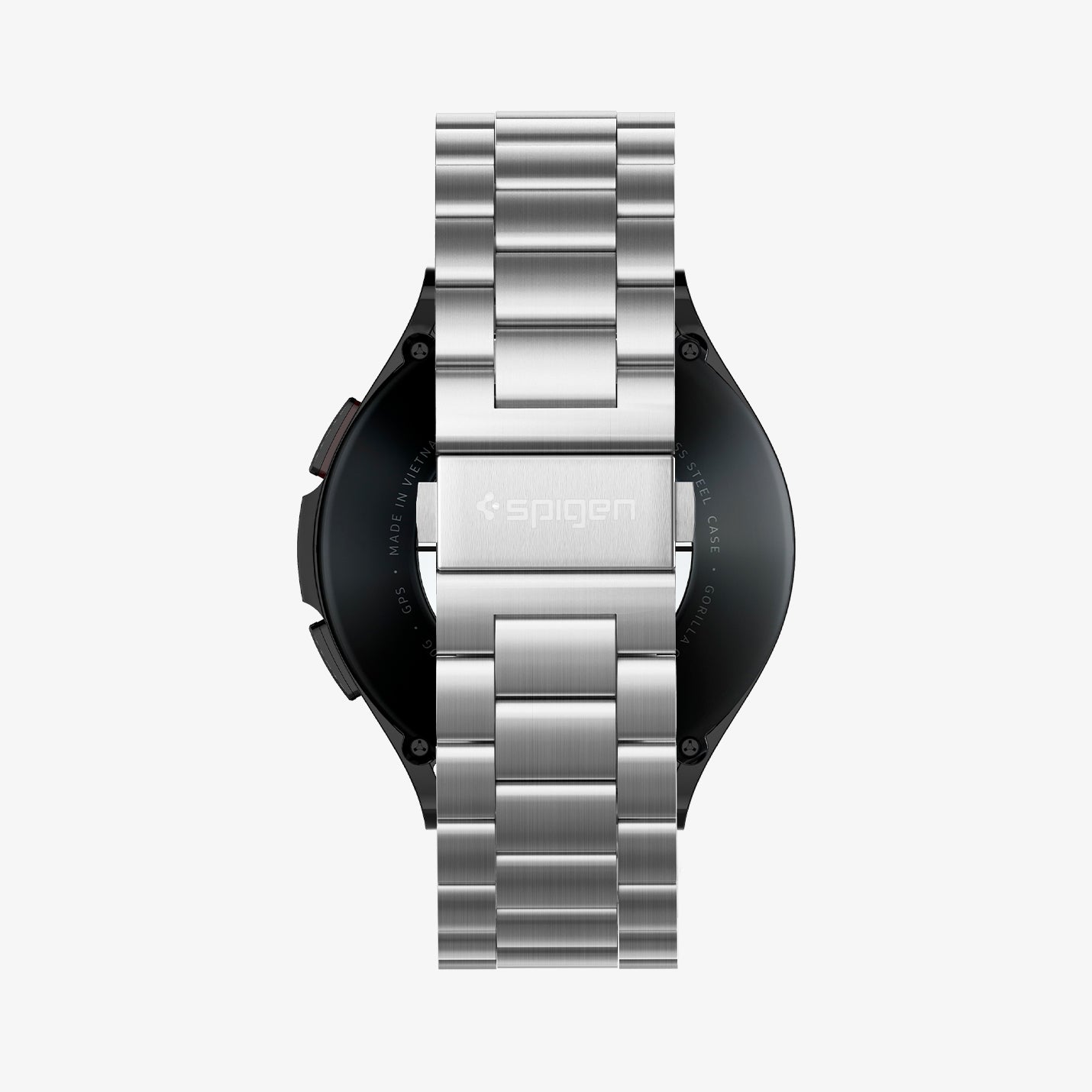 AMP03870 - Galaxy Watch 6 Band Modern Fit in silver showing the back