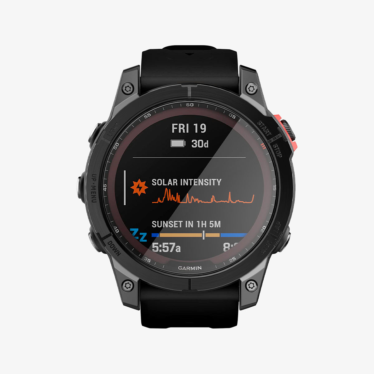 AGL04633 - Garmin Fenix 7x Screen Protector EZ FIT Glas.tR showing the front