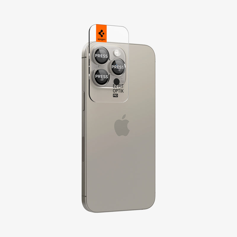 Spigen iPhone 15 Pro Max / 15 Pro Camera Lens Protector EZ Fit