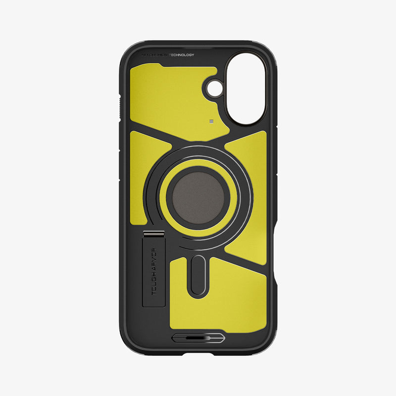 ACS08215 - iPhone 16 Case Tough Armor AI (MagFit) in Gunmetal showing the inner case