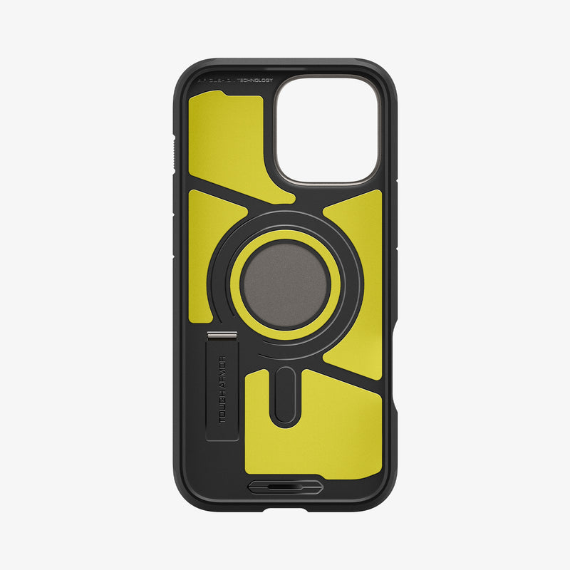 ACS08145 - iPhone 16 Pro Case Tough Armor AI (MagFit) in Gunmetal showing the inner case