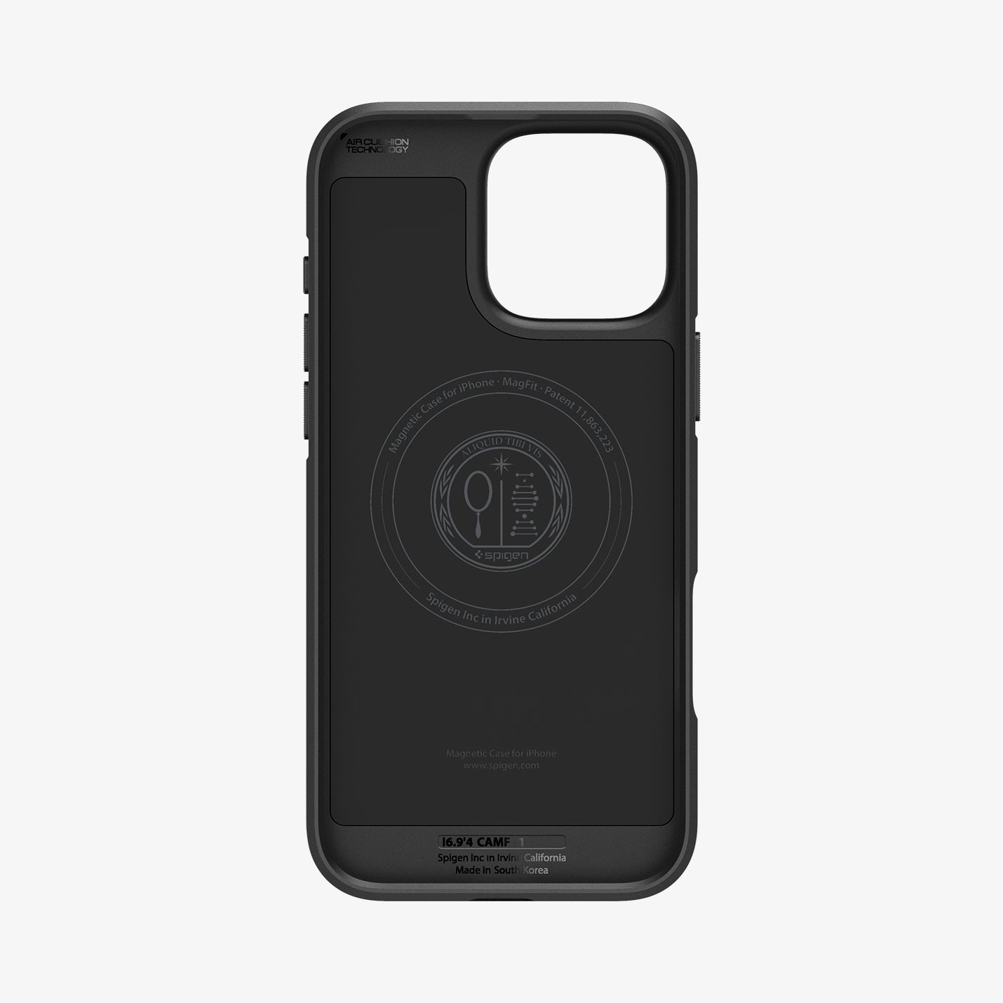 ACS08024 - iPhone 16 Pro Max Case Core Armor (MagFit) in Matte Black showing the inner case