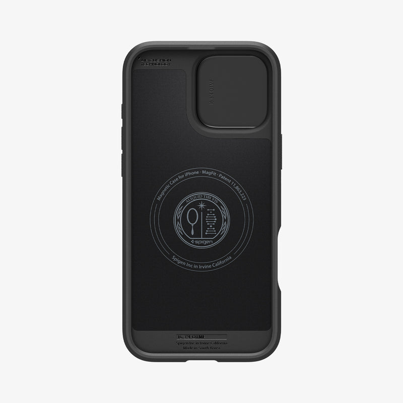 ACS08015 - iPhone 16 Pro Max Case Optik Armor (MagFit) in Black showing the inner case