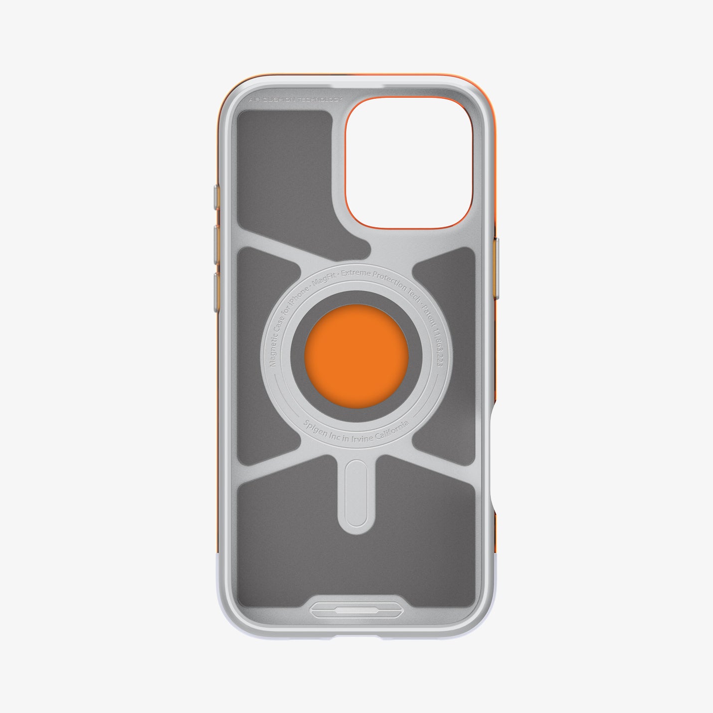 ACS08560 - iPhone 16 Pro Case Classic C1 (MagFit) in Tangerine showing the inner case