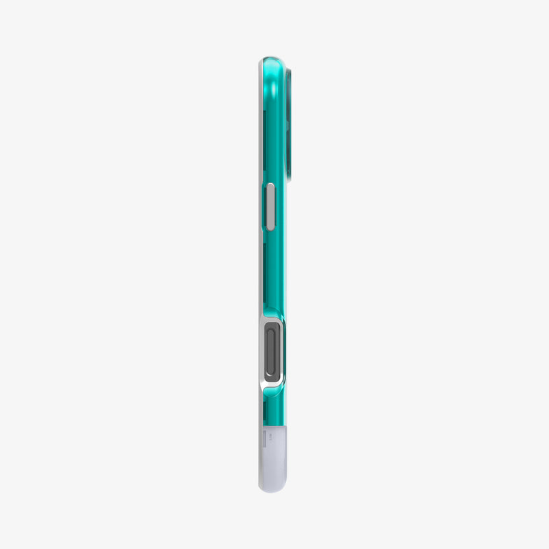 ACS08019 - iPhone 16 Pro Max Case Classic C1 (MagFit) in Bondi Blue showing the side