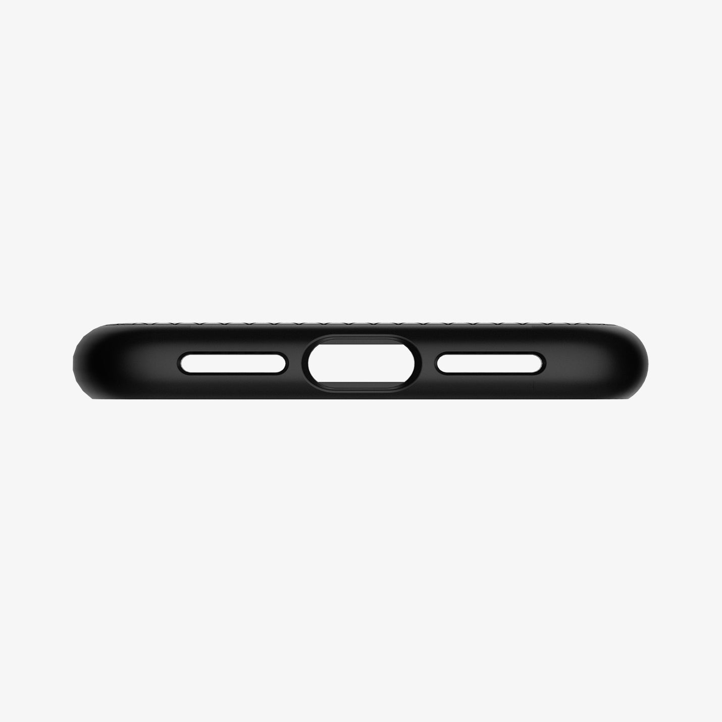 064CS24872  - iPhone XR Case Liquid Air in  Black showing the bottom