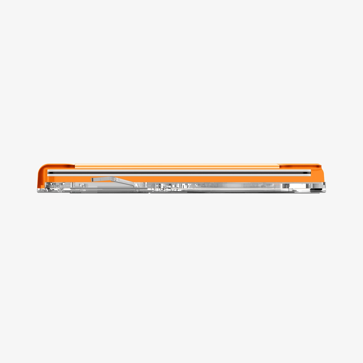 AFA08574 - MagSafe Card Holder Classic C1 (MagFit) in Tangerine showing the side