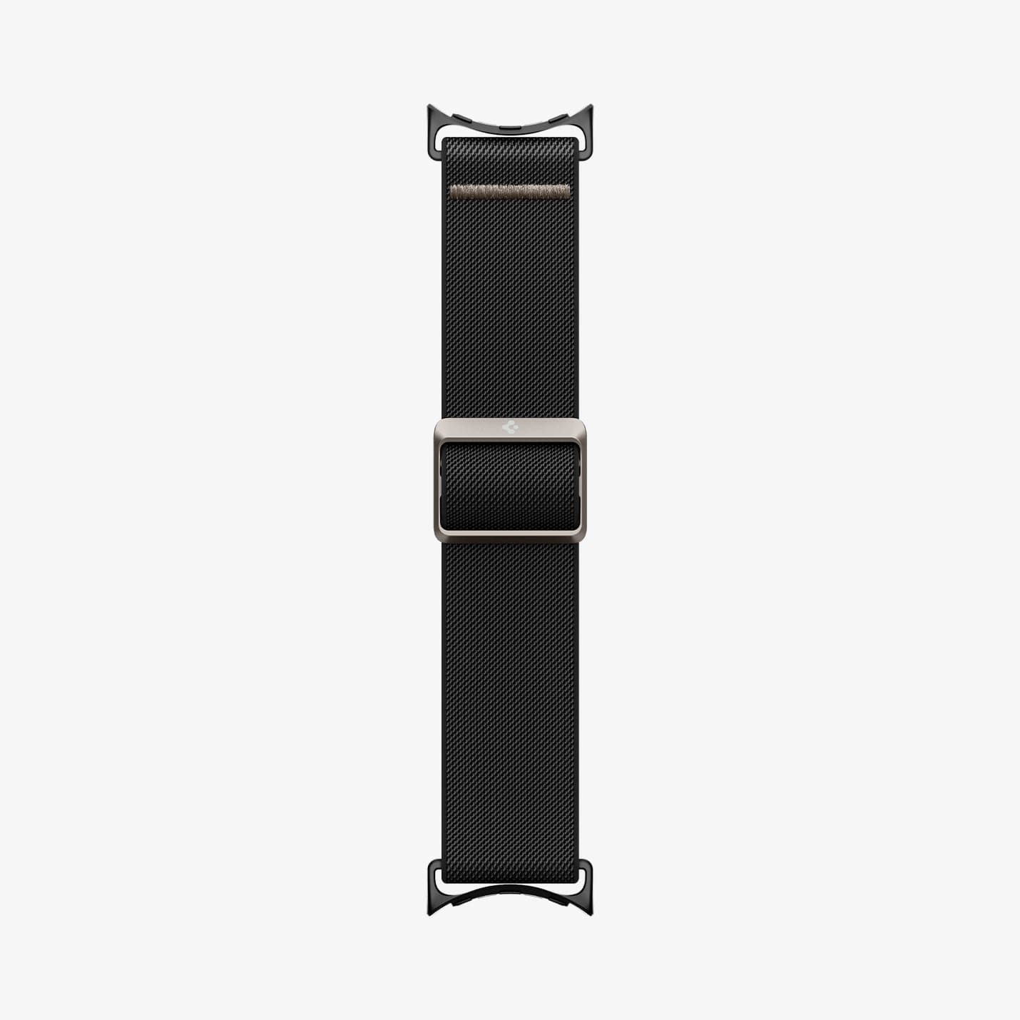 AMP07601 - Pixel Watch 3 (45mm) Case Lite Fit in Black showing the watch band laid out flat