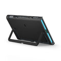 ACS09343 - Nintendo Switch 2 Case Nano Pop in Black Sesame showing the back, top and side propped up with the built-in kickstand