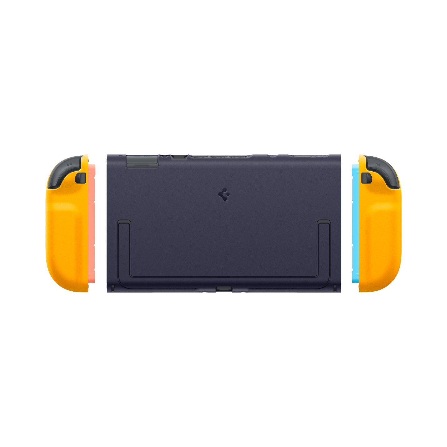 ACS09076 - Nintendo Switch 2 Case Nano Pop in Blueberry Navy showing the back with sides of the device detached