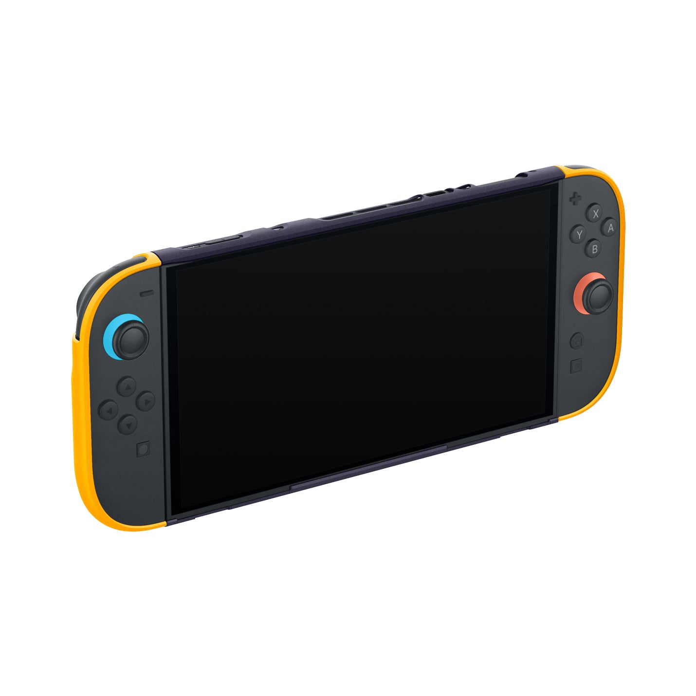 ACS09076 - Nintendo Switch 2 Case Nano Pop in Blueberry Navy showing the front partial top and side