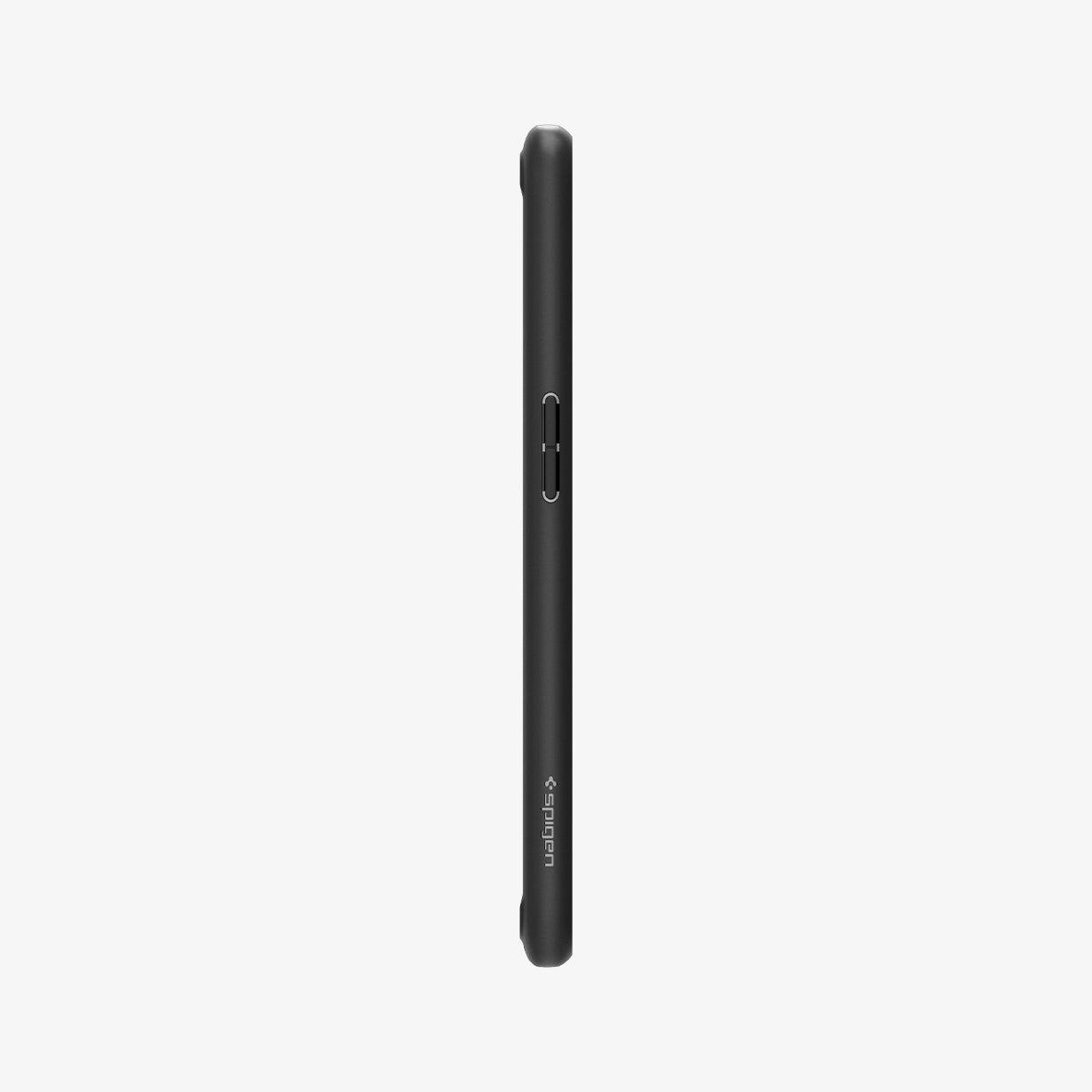 ACS02603 - OnePlus Nord N100 Ultra Hybrid Case in Matte Black showing the side