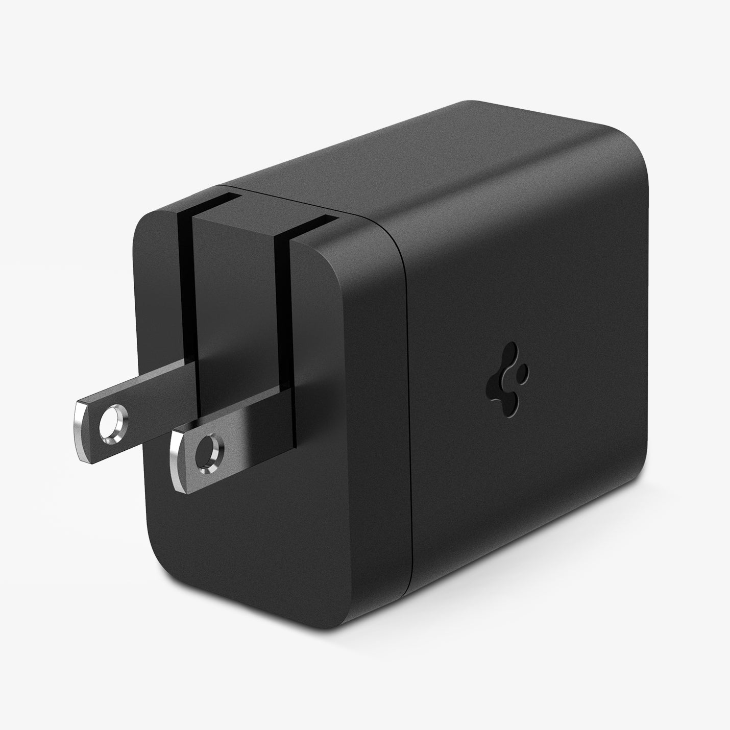 ACH05473 - ArcStation™ Pro GaN 651 Wall Charger PE2201 in Black showing the sides and bottom with the plug sticking out