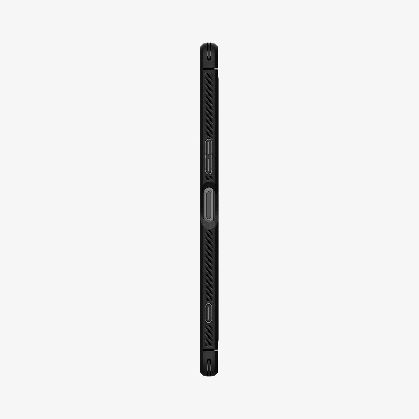 ACS04550 - Sony Xperia 1 IV Case Rugged Armor in matte black showing the side