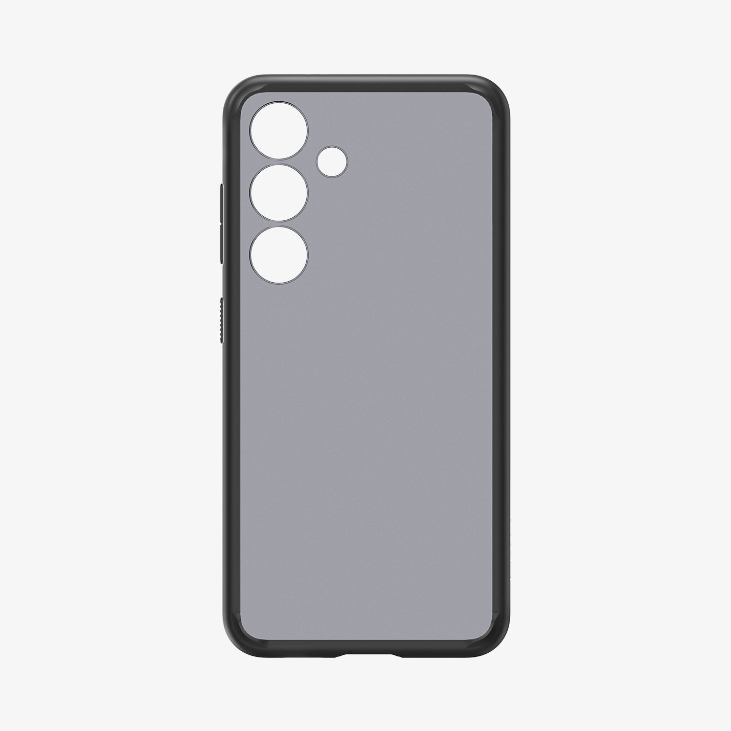 ACS07353 - Galaxy S24 Case Ultra Hybrid in Frost Black showing the inner of a semi transparent case with a darker frame