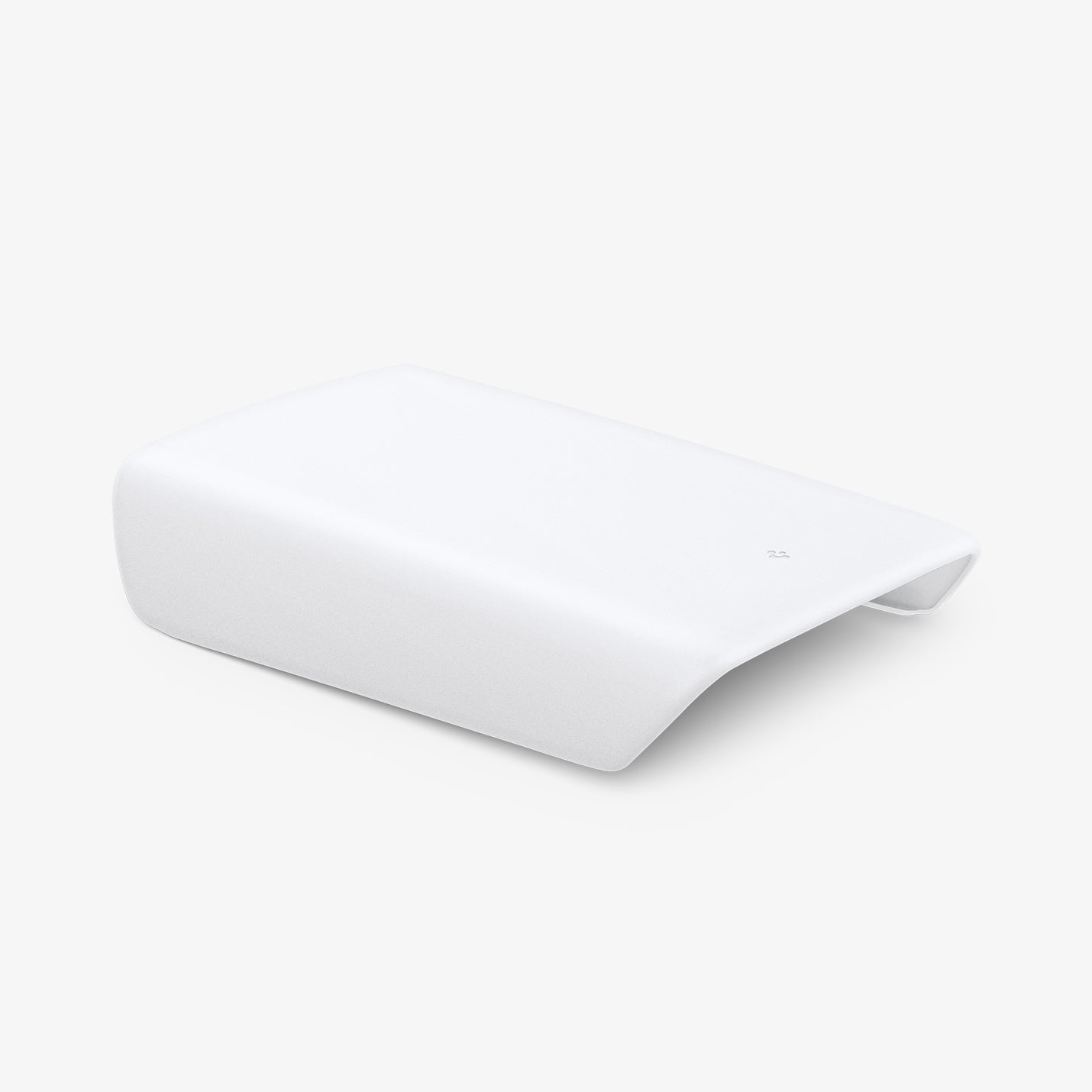 ACP07645 - Tesla Model Y & 3 Armrest Cover TO240 in White showing the top and side