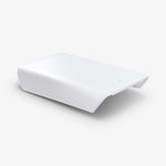 ACP07646 - Tesla Model 3 Highland Armrest Cover TO240H in White showing the front and side