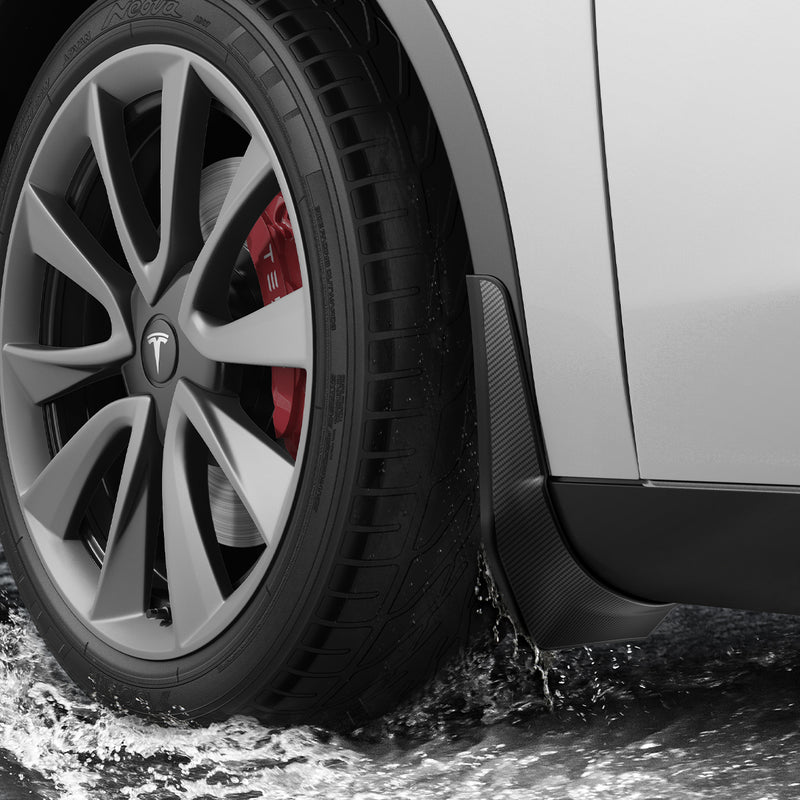 Model Y Tesla Mud Flaps Splash Guards Winter Vehicle Protection No Hol –  iCBL