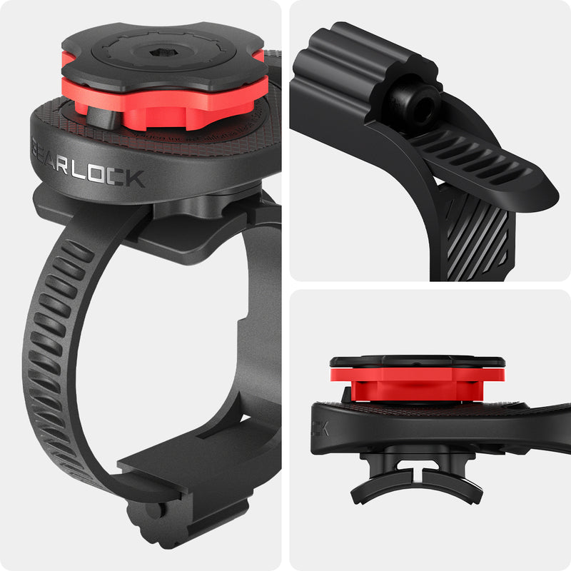 Gear fashion lock bike mount