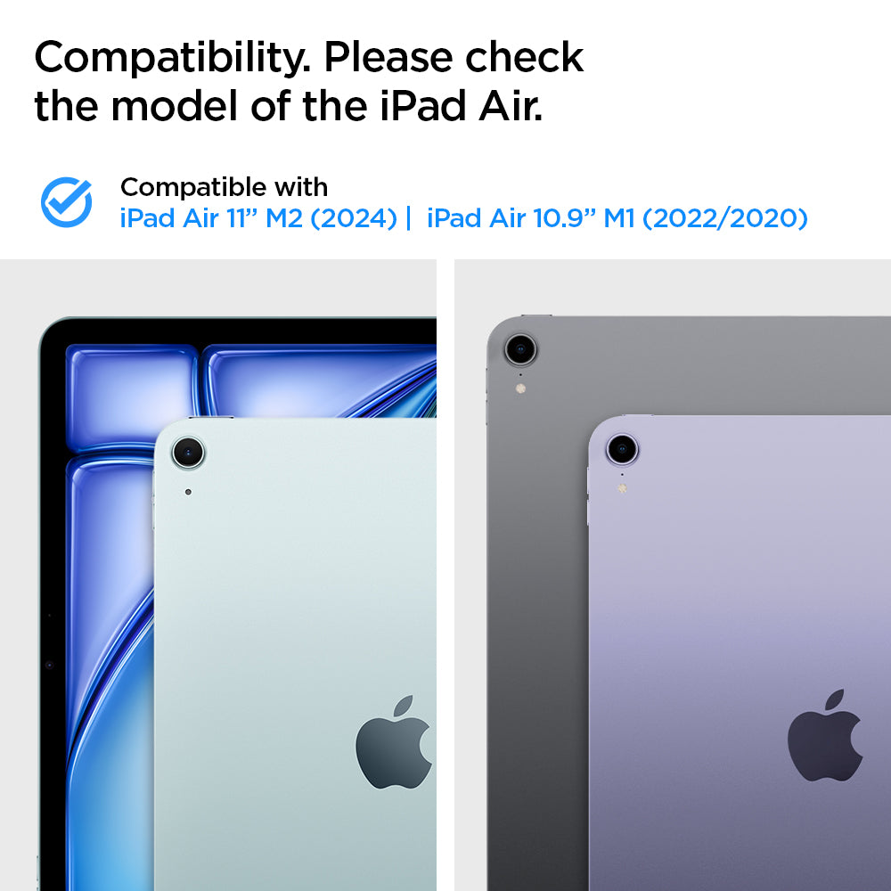 ACS02054 - Compatibility.  Please check the model of the iPad Air.  Compatible with iPad Air 11" M2 (2024) and iPad Air 10.9" M1 (2022/2020)