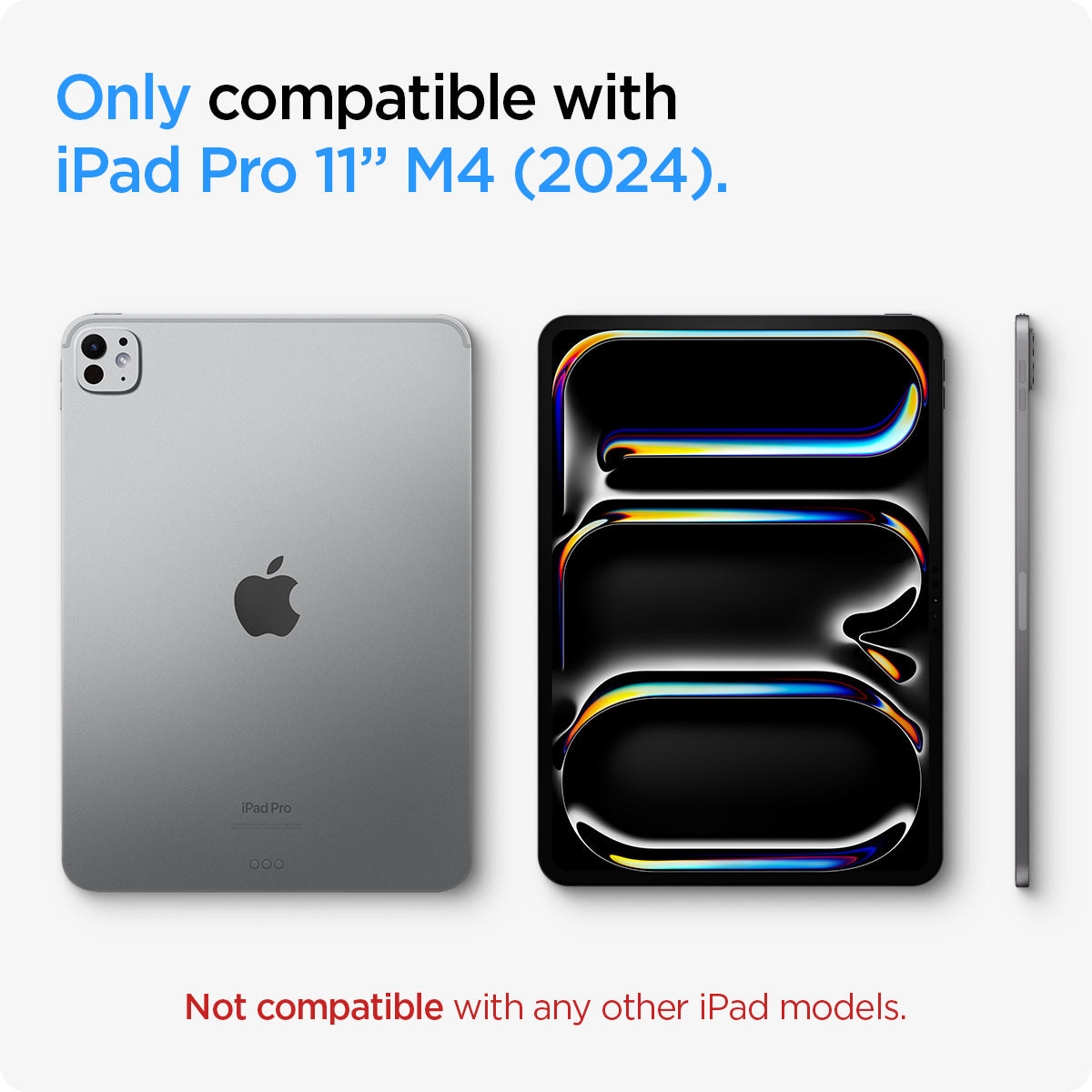 AGL07789 - Only compatible with iPad Pro 11" M4 (2024). Not compatible with any other iPad models.