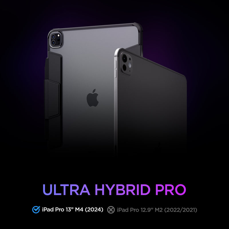 ACS07006 - Ultra Hybrid Pro. Compatible with iPad Pro 13" M4 (2024). Not compatible with iPad Pro 12.9" M2 (2022/2020)