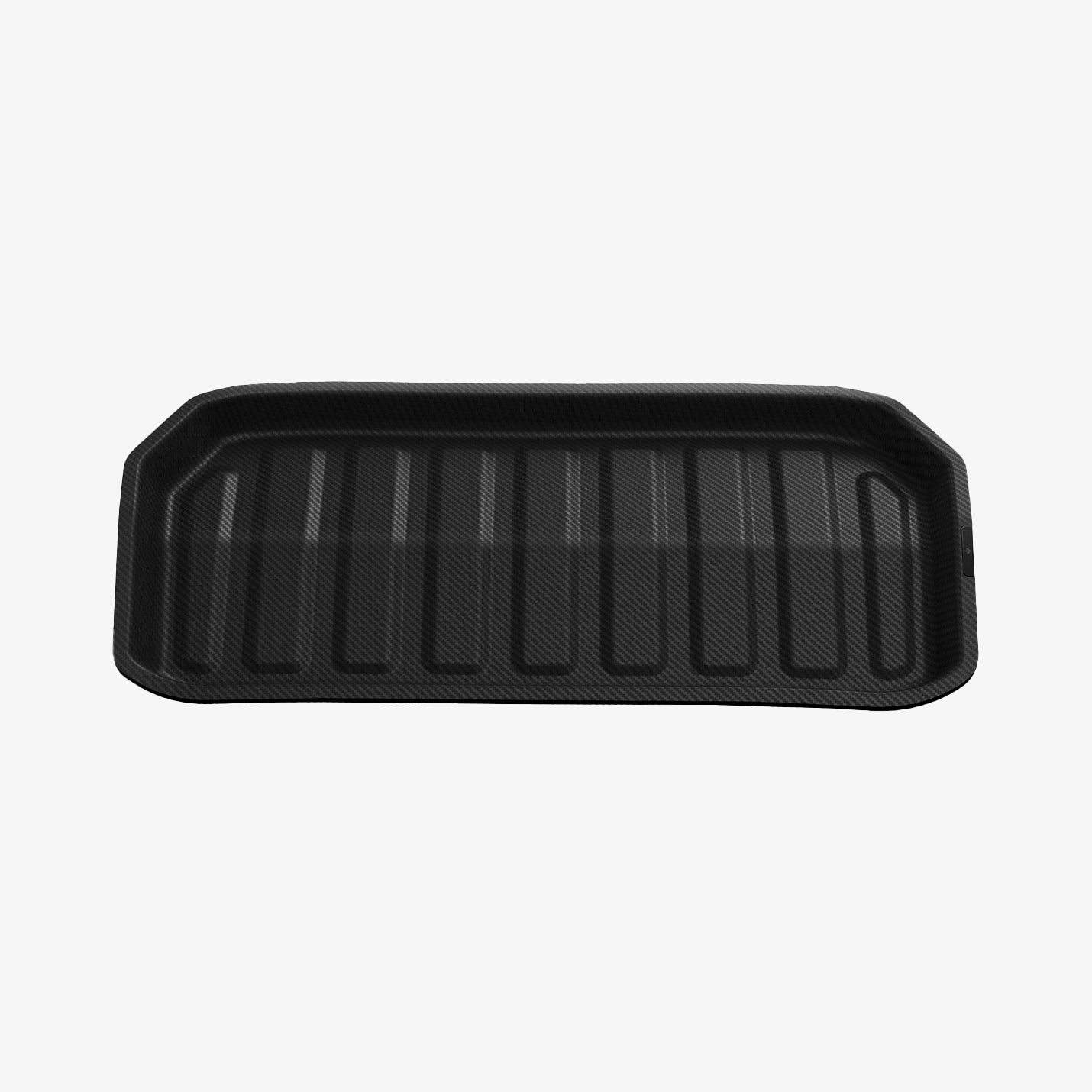 ACP06529 - Tesla Model Y Front Trunk Mat TL10-Y in Black showing the front