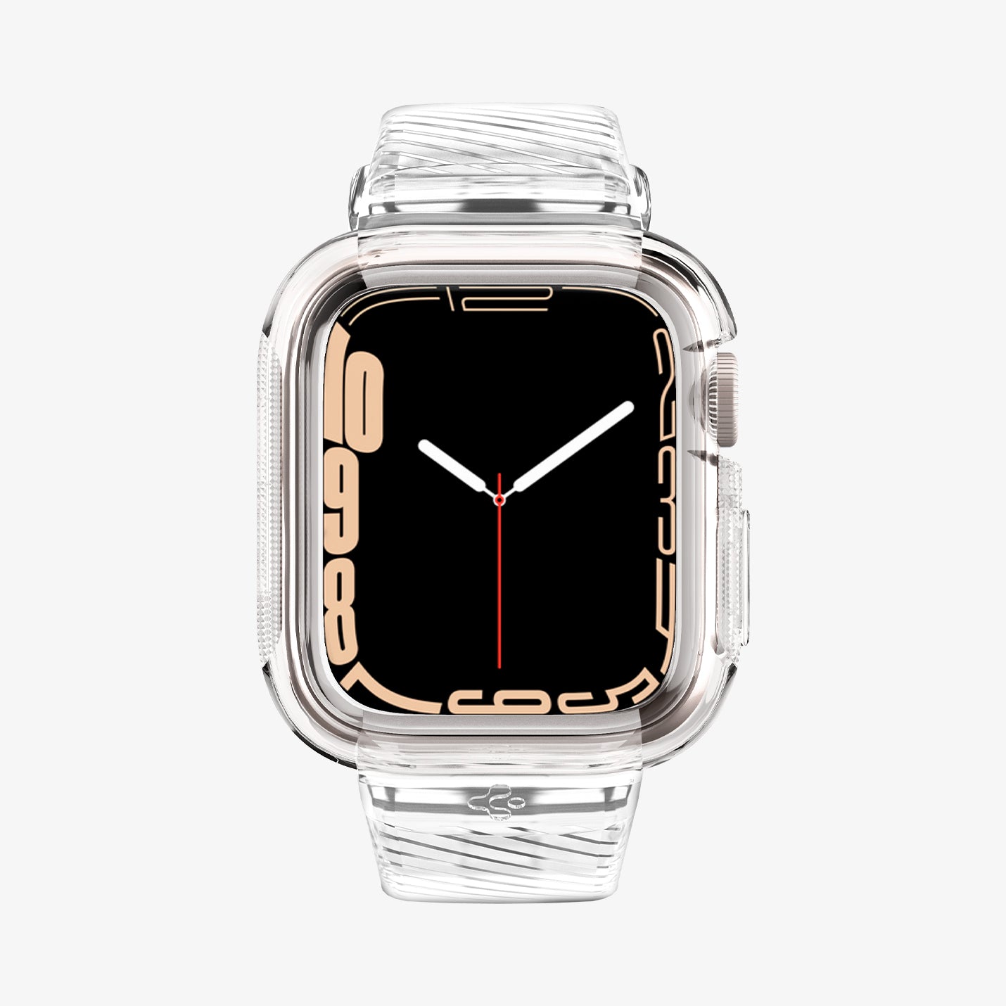 ACS02019 - Apple Watch (40mm) Liquid Crystal Pro in Crystal Clear showing the front