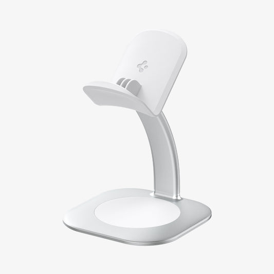 AGP08664 - Apple Vision Pro Stand DR110 in White showing the front