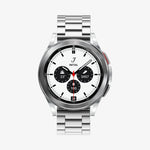 AMP03870 - Galaxy Watch 6 Band Modern Fit in silver showing the front