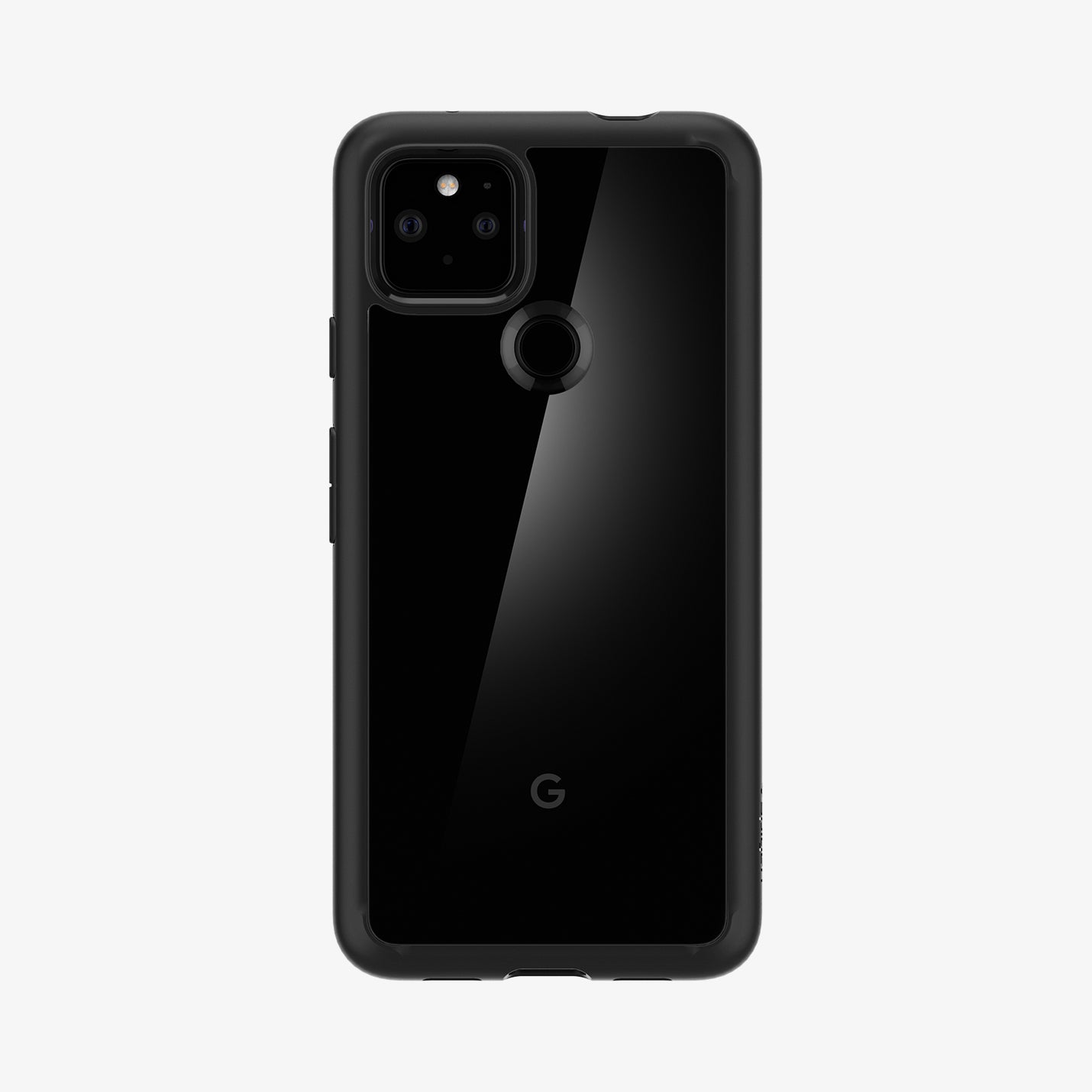 ACS01882 - Pixel 4a (5G) Case Ultra Hybrid in Matte Black showing the back