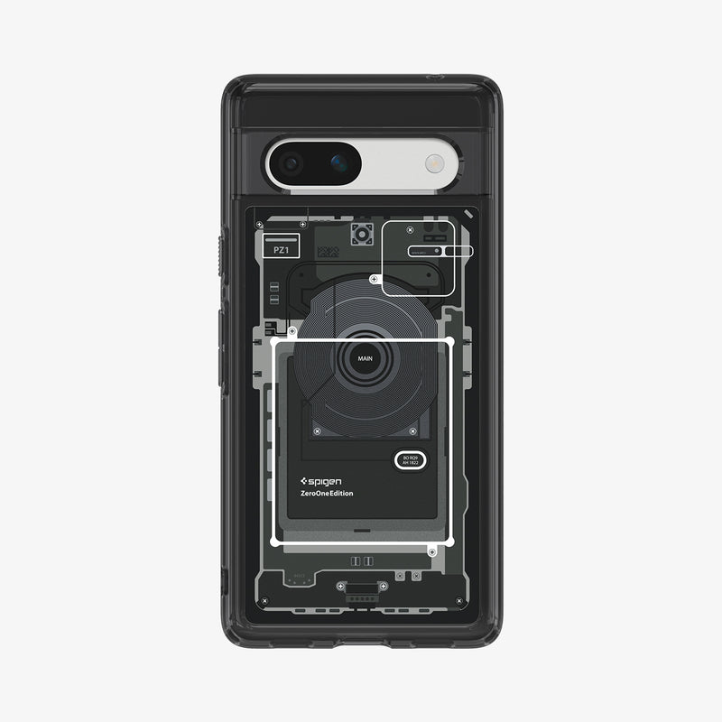 Spigen Black Ultra-Hybrid Zero One Case - For Samsung Galaxy S23 Ultra