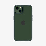 ACS04562 - iPhone 13 Case Ultra Hybrid in Midnight Green showing the back