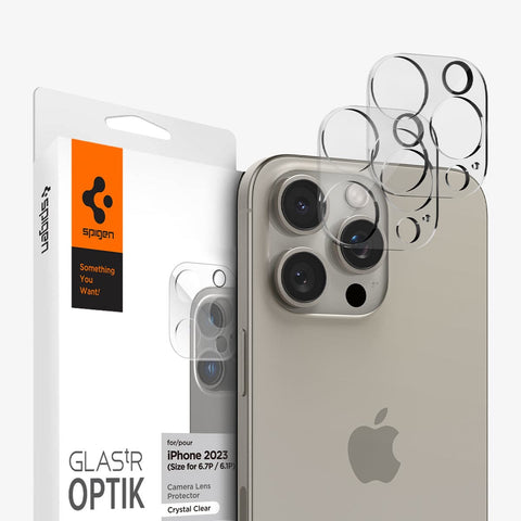 Spigen Optik Lens Protector (2 Pack) for iPhone 15 Plus/ iPhone 15 and  iPhone 14 Plus/ iPhone 14 –