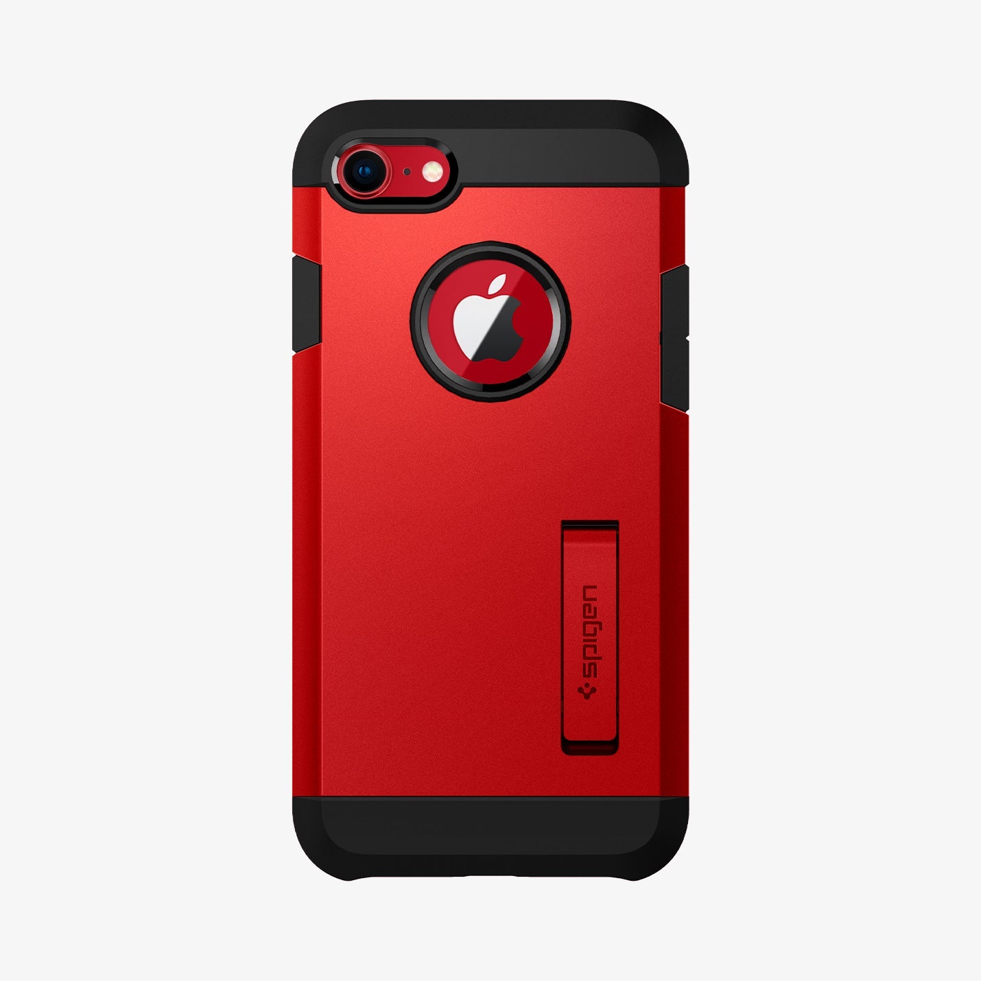 054CS24041 - iPhone 7 Case Tough Armor 2 in Red showing the back