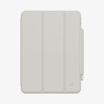 ACS08491 - iPad Air 13-inch (2024) Case Air Skin Pro OneTap in Gray showing the front, cover closed