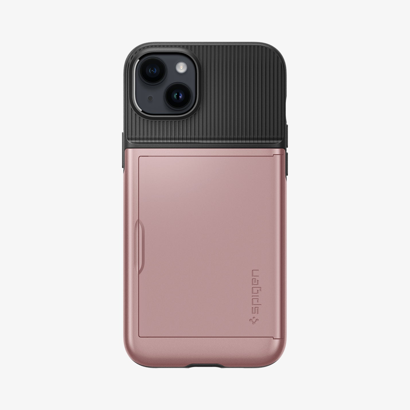 ACS04912 - iPhone 14 Plus Case Slim Armor CS in rose gold showing the back