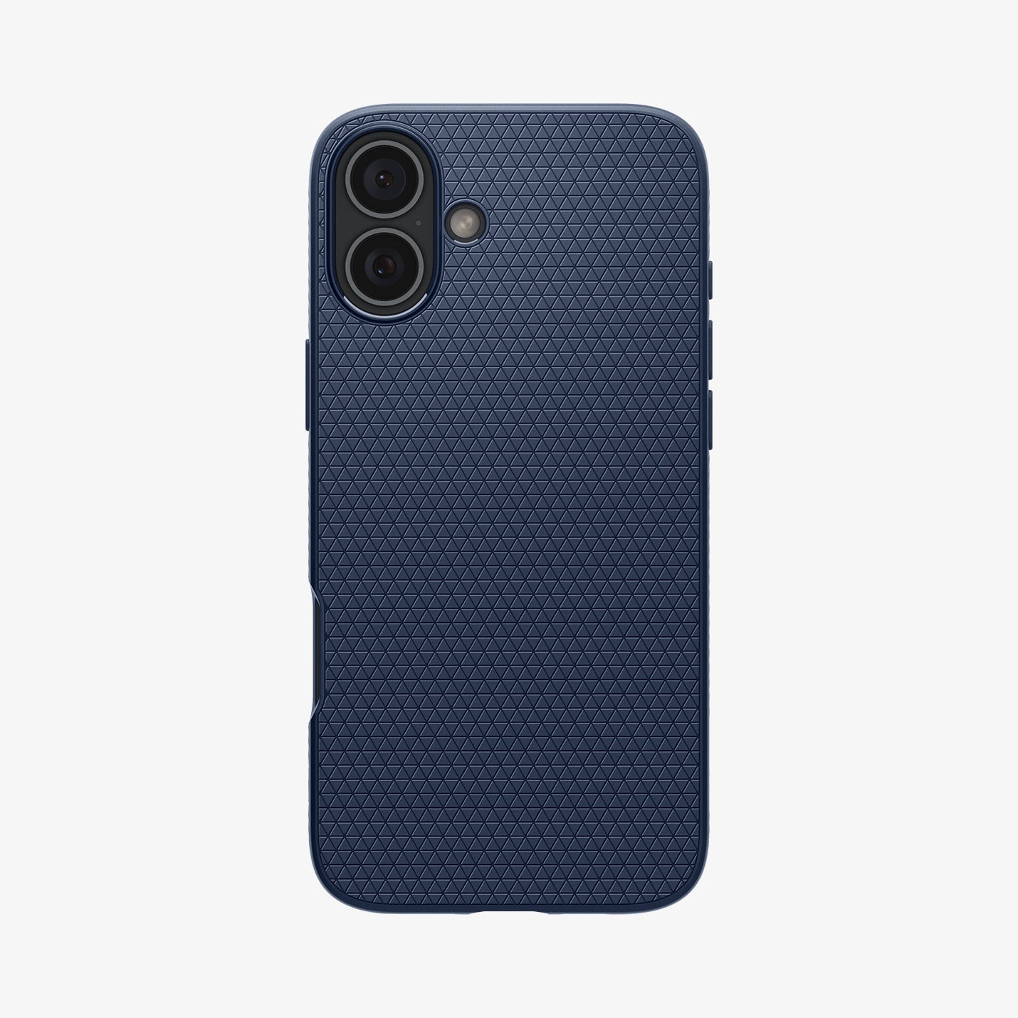 ACS08067 - iPhone 16 Plus Case Liquid Air in Navy Blue showing the back