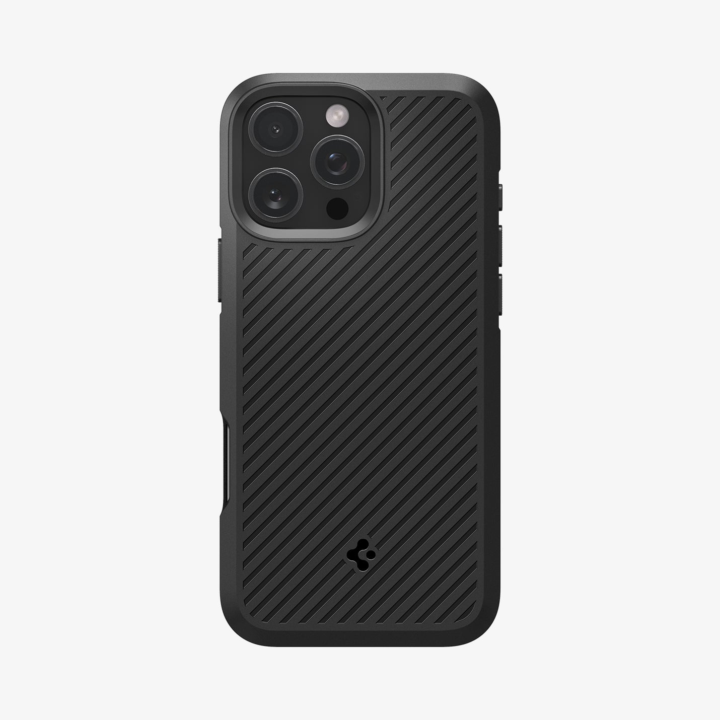 ACS08023 - iPhone 16 Pro Max Case Core Armor in Matte Black showing the back