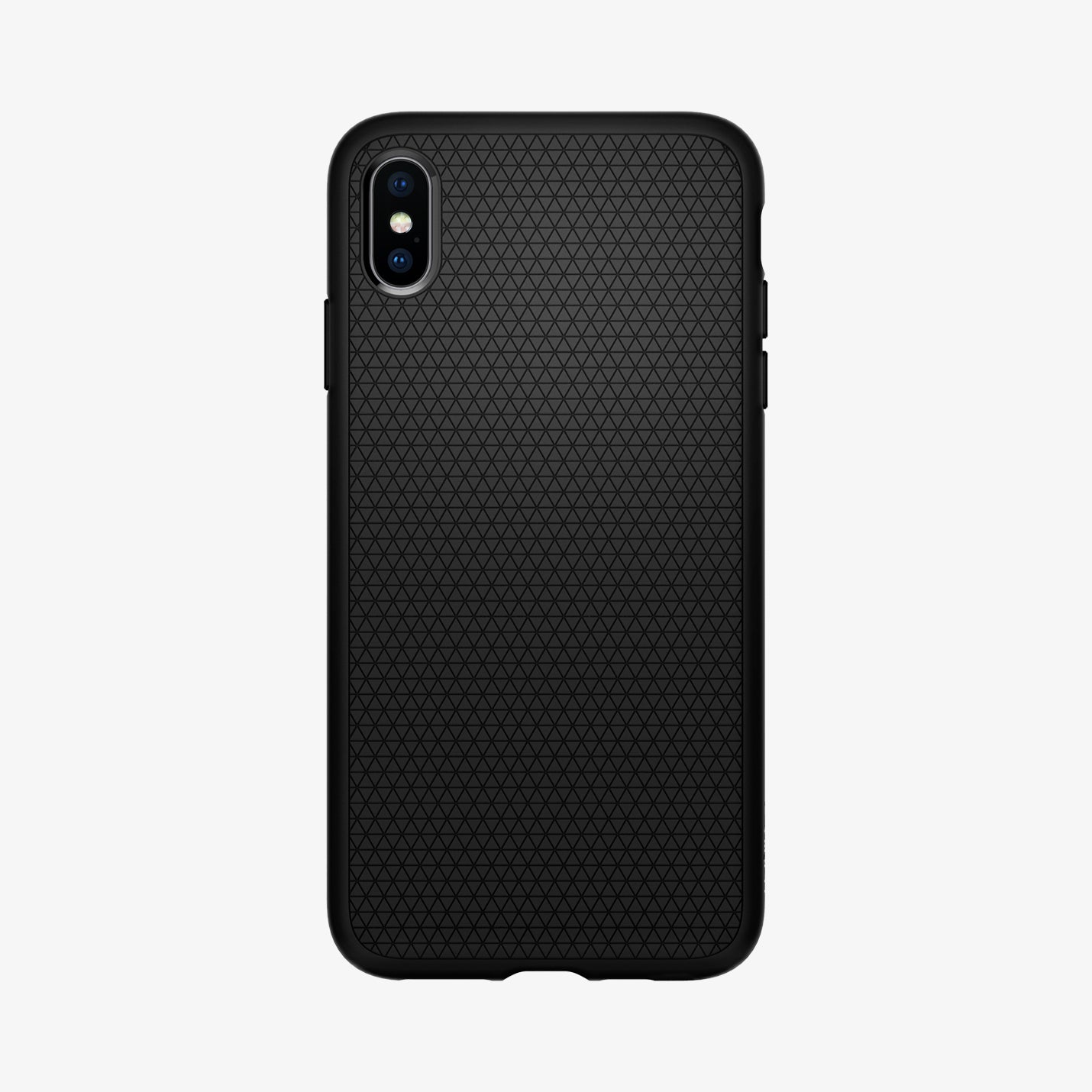 065CS25126  - iPhone XS Max Case Liquid Air in  Matte Black showing the back