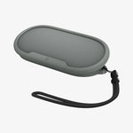 ACS08450 - Google TV Streamer Mount (4K) Silicone Fit in Hazel showing the front and side with strap